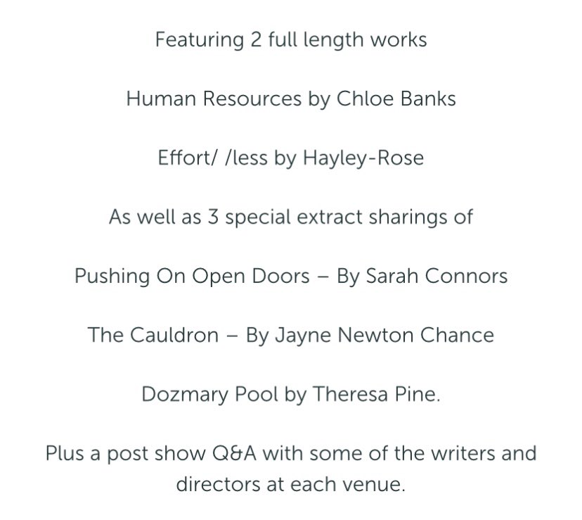Really grateful to have Directed one of these, first sharing is tonight! 

From SAT 7 - FRI 13 OCT we’ll be showcasing the work of 37 Plays writers with script-in-hand readings. <a href="/HallforCornwall/">Hall for Cornwall</a> <a href="/TheRSC/">The RSC</a>