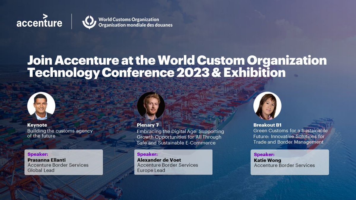prazzledazzle's tweet photo. Excited to announce @Accenture is a platinum sponsor of the annual @WCO_OMD Technology Conference in exotic #Hanoi. This year @yuenkaywong, @alexanderdevoet, and I will be speaking about various topics from #Customs trends, #eCommerce, and #GreenCustoms. See you there! https://t.co/clFtb1KL1x