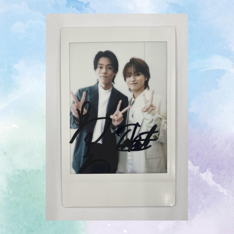 日向亘くん ＆ #大倉空人 くんのツーショットチェキを1名様に