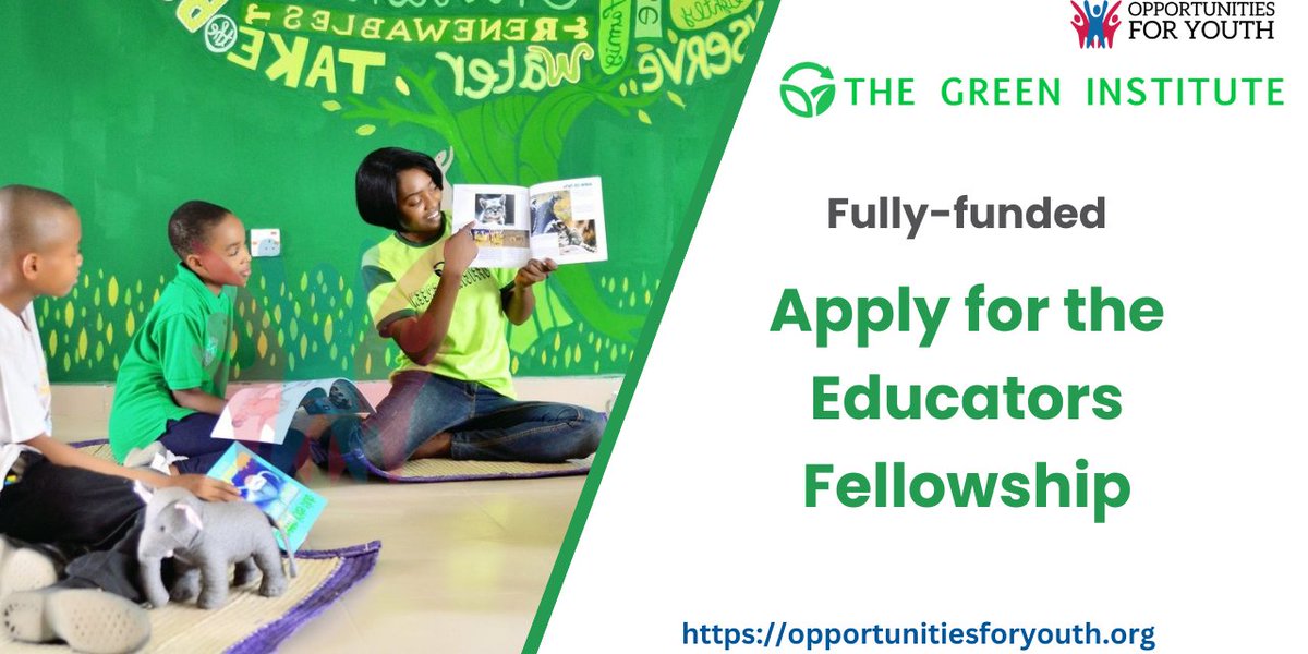 opportunitiesfy's tweet photo. 🌱 Green Educators #Fellowship! Transform education with us.
🍎 Roles: Early Childhood, Nursery &amp; Primary, Secondary (STEM) Educators
🌍 Benefits: Accommodation, Stipends, Training, Certificate
Apply: https://t.co/RkfbEnleNl
#GreenEducators #QualityEducation #YouthOpportunity https://t.co/AiEPLEP3Yd