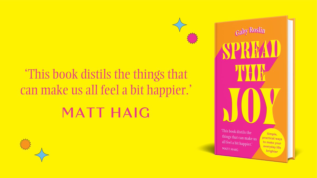 Need the perfect antidote to a bad day? 🌧️ #SpreadTheJoy will have you seeing the silver linings in no time! ☀️ Let @GabyRoslin cheer you up with her tried and tested tips for being more joyful. Find out more: amzn.to/3F3uECK