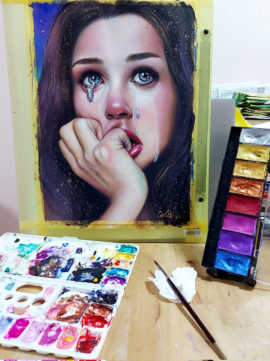 sungkayan1112's tweet photo. Tears of time - lost in the light
Tears of time - just an illusion
Tears of pain - found in the self
#art #drawing #twitterart #sketches #sketchbook #illustrationart #watercolor #watercolorart #technicalpen #painting #picture
#TwitterX #eyes
#TearsofTime #ๆฐดๅฝฉ็ป
@sungkayan1112 https://t.co/2Av3VBJ1o1