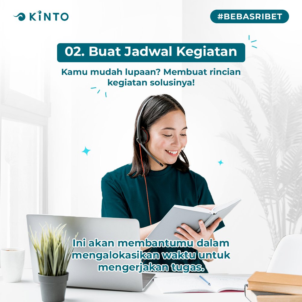 Kinto_Indonesia's tweet photo. Kegiatan boleh segudang tapi jangan sampai waktumu terbuang🥲
KINTO bisa jadi solusi ✨anti tua di jalan✨ buat kamu jadi lebih sat-set🏃♂️💨
Yuk, ikuti tips Karin dalam mengatur waktunya!
#KINTOID #KINTOSquad #BebasRibet #MobilitasAndalan #LanggananMobil https://t.co/V5VVmdFekF