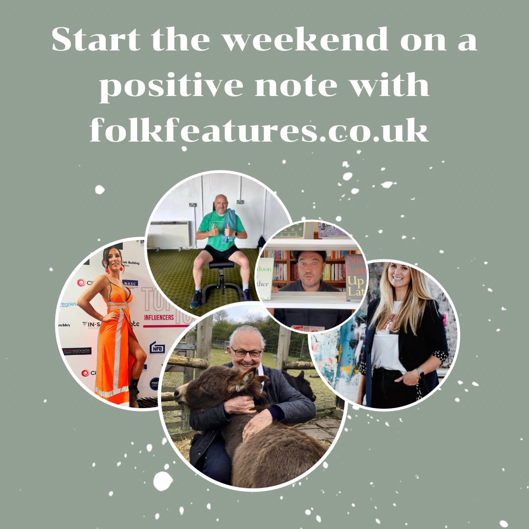 ☀️ Start the weekend on a positive note with folkfeatures.co.uk:

🤩 Henry Layte <a href="/bookhive/">The Book Hive</a> on the Mannington Book Bash
🤩 Brian Bush of Walk to Run Wellness CIC
🤩 <a href="/DaliaCourridge/">Dalia Courridge</a> art exhibition 
🤩 Hannah Wilde on THAT hi-vis dress 
🤩 Ian Hytch fundraiser for <a href="/minidonks/">Ann French</a>