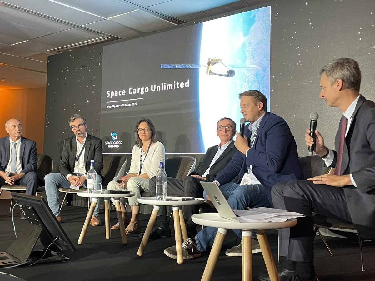 Great panel on Space Logistics at NextSpace 2023! Thank you Way4Space for this great event and the opportunity for our CEO to share more about REV1, the space factory for Earth. With Mathieu CHAIZE, Stéphanie B. and Jerome Breteau
