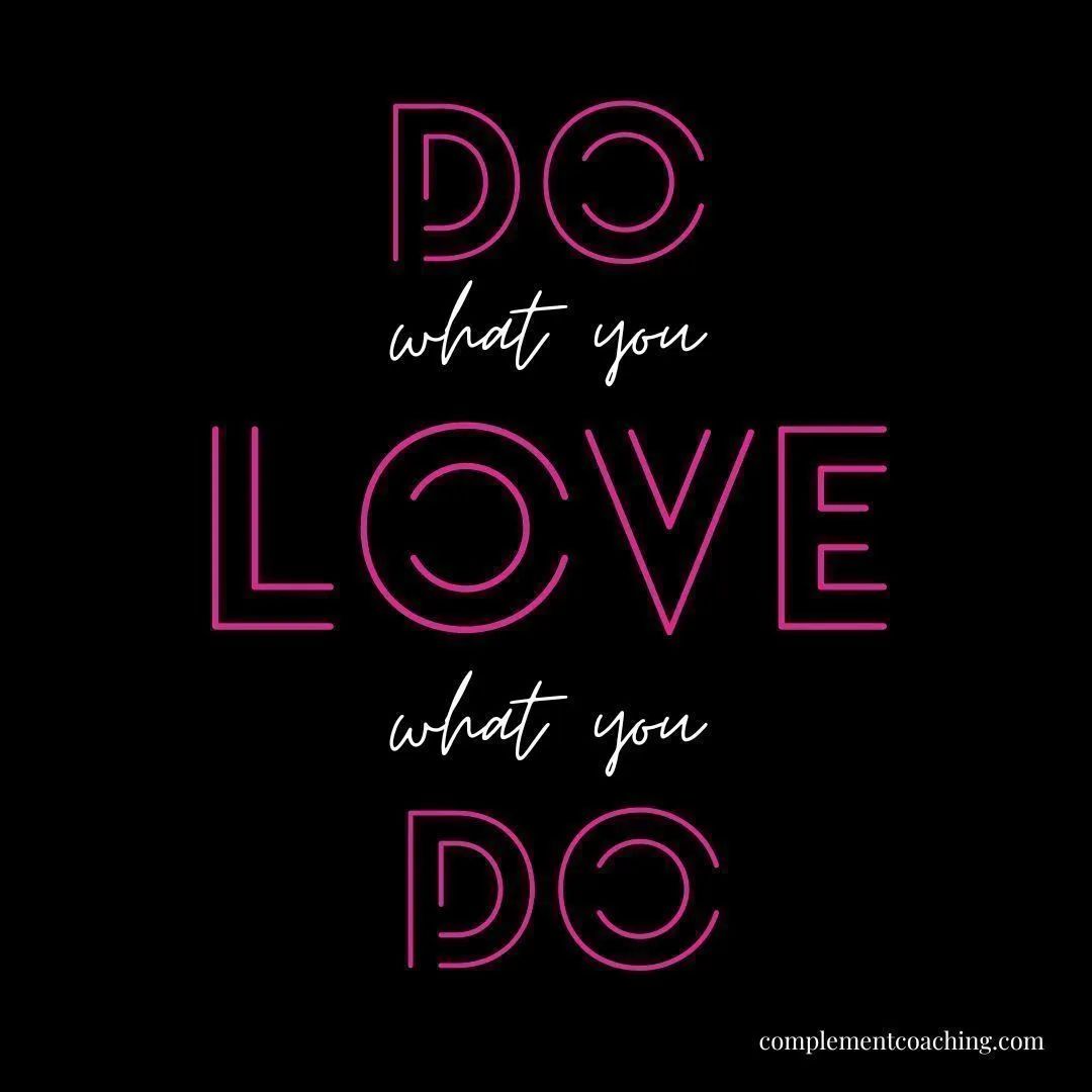 Do what you LOVE what you do 💕 

#coaching
#leadership
#mindset
#business
#leadershipcoaching