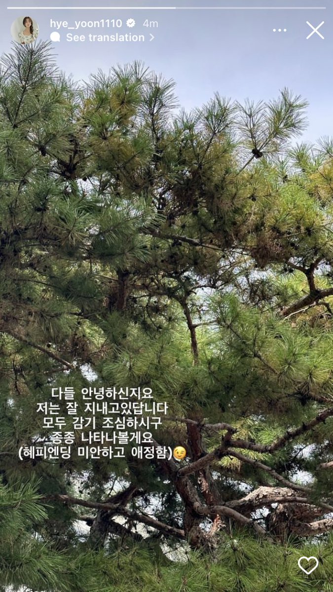 hyeyoon_ending's tweet photo. When both #RunAwayWithSunjaeOnPiggyback / #TimeWalkingOnMemory casts update their IG story with tree background
#KimHyeYoon #SongGeonHee https://t.co/crXYbe0Wd9