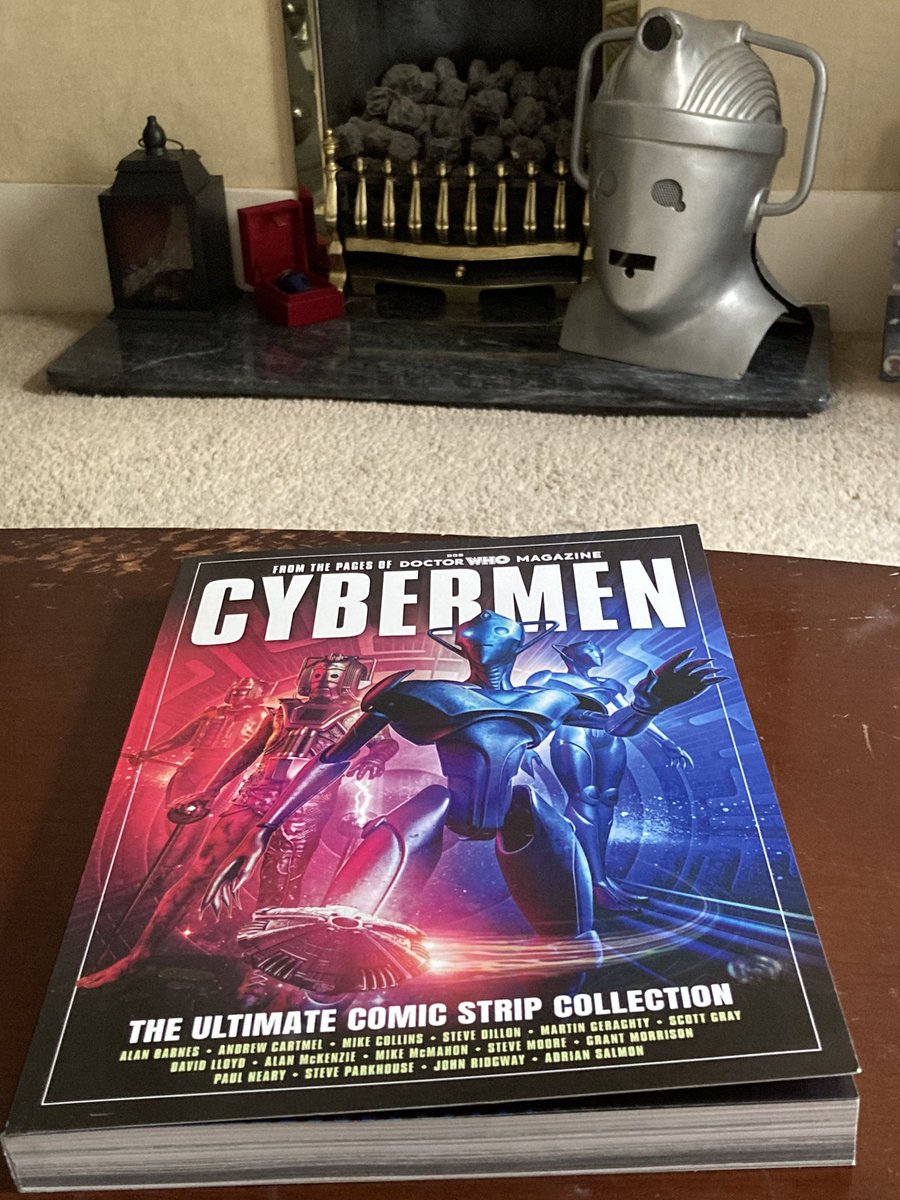 TheMestor's tweet image. Delighted to have found this splendid #DoctorWho tome in the wild during my early morning shopping trip! It’s the first time I’ve bought a book from W H Smith’s in many a year! Can’t wait to get stuck into this! #Cybermen
