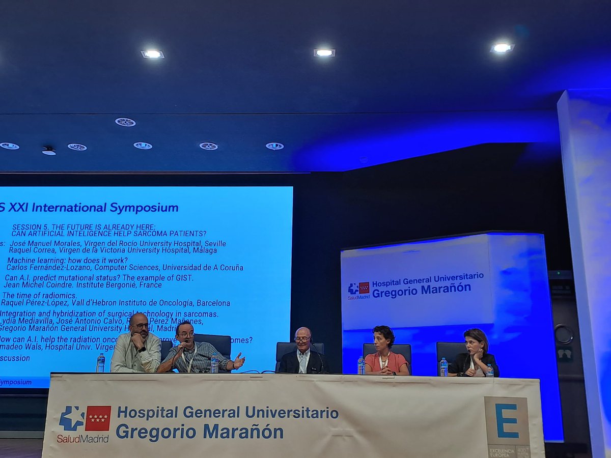 Oncología Radioterápica HUVM (@oncoradiohuvm) on Twitter photo El Dr. Wals del <a href="/HUVMacarena/">Hospital Virgen Macarena</a> habla en el #SimposioGEIS2023 celebrado en Madrid sobre #InteligenciaArtificial
¿Qué puede hacer por la oncología radioterápica? ¿Qué es necesario para una buena explotación de datos? ¿Cómo hablamos de datos en #salud ? #IA #radonc #sarcomas
📊🧑🏻💻☢️ El Dr. Wals del <a href="/HUVMacarena/">Hospital Virgen Macarena</a> habla en el #SimposioGEIS2023 celebrado en Madrid sobre #InteligenciaArtificial
¿Qué puede hacer por la oncología radioterápica? ¿Qué es necesario para una buena explotación de datos? ¿Cómo hablamos de datos en #salud ? #IA #radonc #sarcomas
📊🧑🏻💻☢️