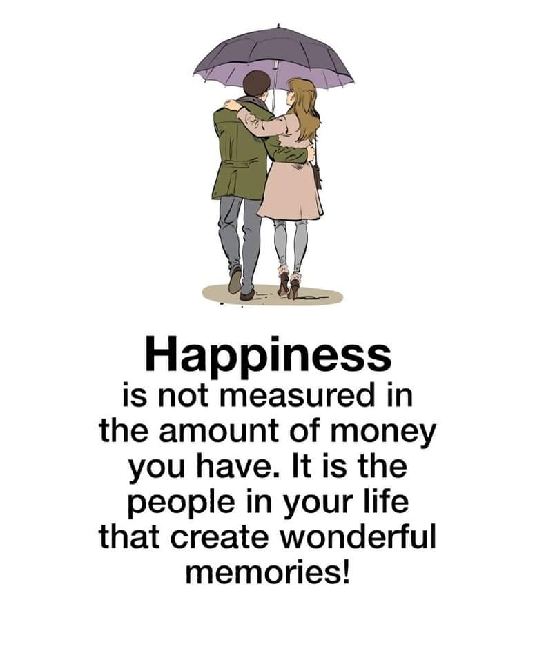 thementalmojo's tweet photo. Happiness is not measured in the amount of money you have. It is the people in your life that creates wonderful memories. https://t.co/pmkmDG3UQx