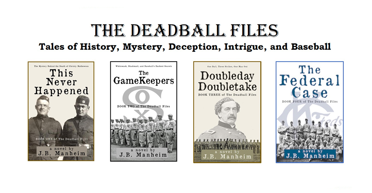 The Federal Case – historical fiction about the Federal League, #MLB pirating &amp; Ban Johnson. Fast forward a century, a surprisingly clever legal thriller is what you'll discover! Our reaction? We bought the first 3 books! [amazon.com/exec/obidos/as…] #BaseballAlmanac ❤️⚾️