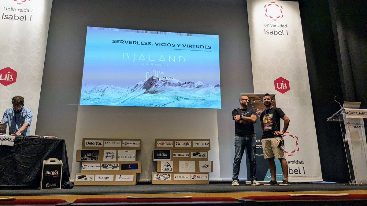 devfesteando's tweet photo. "Serverless, vicios y virtudes"

Mario Martinez  @MarMarAba experto en sistemas y equipos de TI en @BjalandIT 

#MorcillaConf #Devfest #GDG #Burgos @MorcillaConf https://t.co/uyOqms12E6