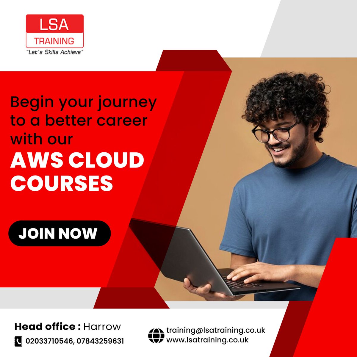 LSATRAINING's tweet image. LSA Training provides the highest quality online training to help you master AWS Cloud and advance your career.
#AWSCloudTraining #CloudComputingEducation #AWSLearningPath #CloudSkillsDevelopment #AWSExpertise #CloudCertification #AWSOnlineCourses
#CloudLearningCommunity