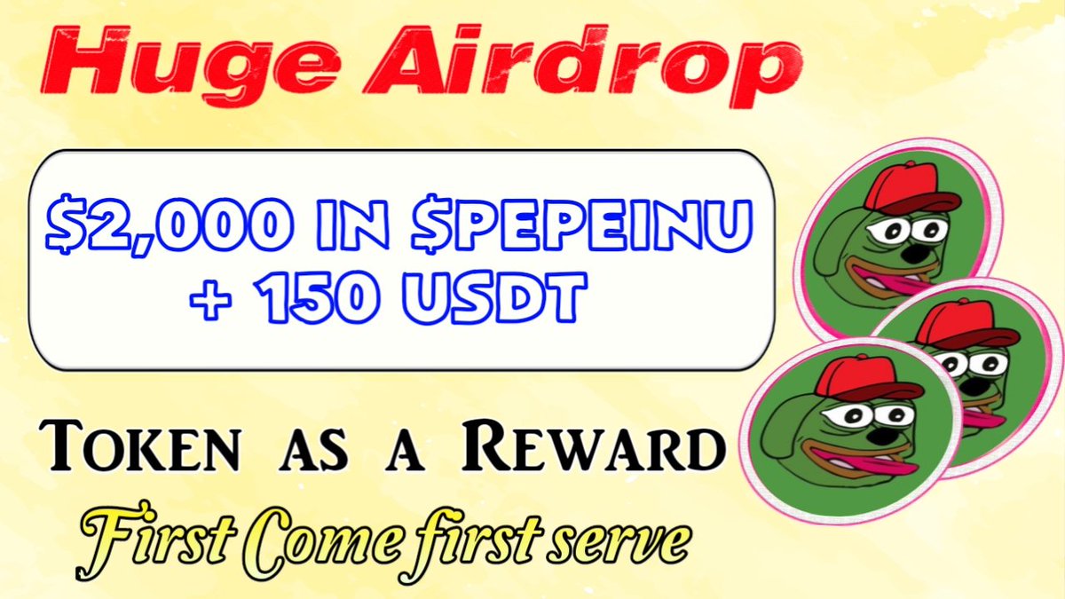 VirtualLand_'s tweet photo. 😍Pepeinu X Virtual Land Partnership #Airdrop  

🏆Prize Pool »» $2,000 in $PEPEINU Token + 150 Usdt

🏅Top 1-10 Referal & First 500
1400 Random Winner🏆

To Enter ⤵️
✅Follow @VirtualLand_ & @Pepeinuethcoin
✅Complete all task  👉 https://t.co/c33GzAhNcA
✅Like Rt/Tag 3 Frnds

#bigairdrop #Giveaway  #Tokengiveway #airdrops