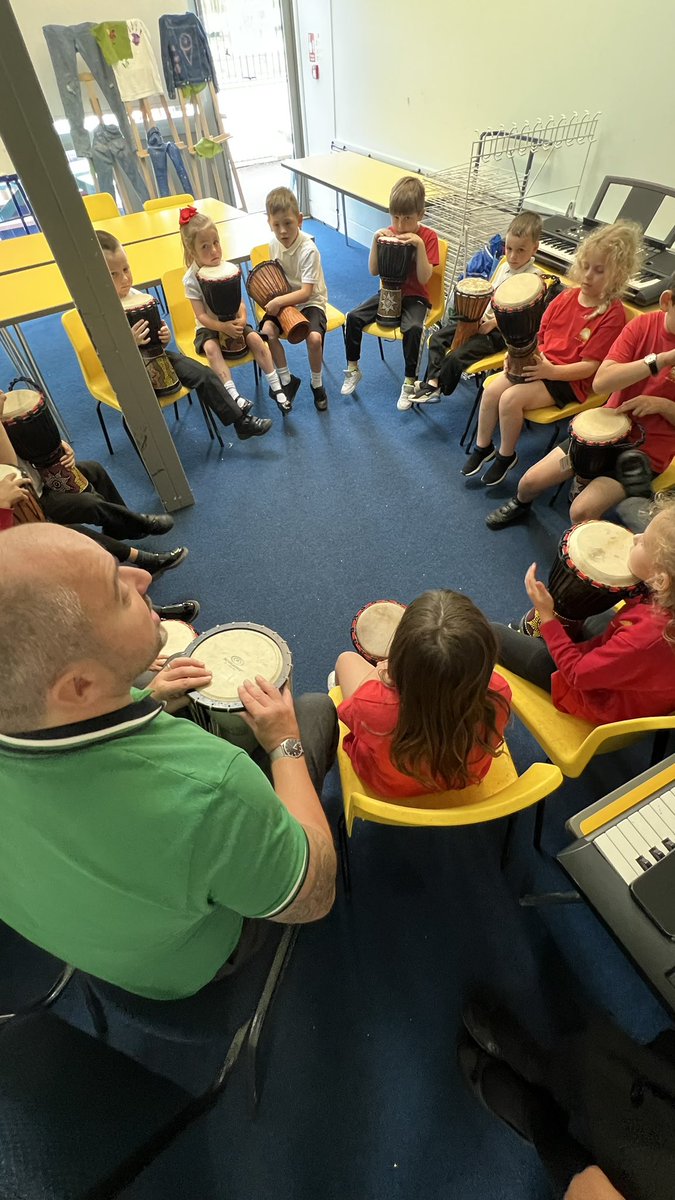 ST3AMCo's tweet photo. “ART IS…

Inspiring…

Painting…

Music…

UNIQUE IN A STRANGE WAY”

Said these children at Wingham Primary near Canterbury 

Part of an absolutely fantastic week with schools across Kent on our #RocketKids23🚀 tour

And some epic rocket launches like these at @HandleHorizon Primary Academy in Swanley 

And a wonderful lunch time drumming club led by their head teacher who is writing the music curriculum for their trust 

(He also leads the ukulele club and plays in a band that covers everything from The Specials to @NileRodgers!)

This is how #ArtConnects 

Raising/inspiring #OurMillion23👨‍👩‍👧‍👦 to ignite a #CreativityRevolution23✊ 

More here: https://t.co/1kkIDor6rO 

#Creativity #Music #Schools #Art #Drumming #Inspiration #SaveOurSubjects