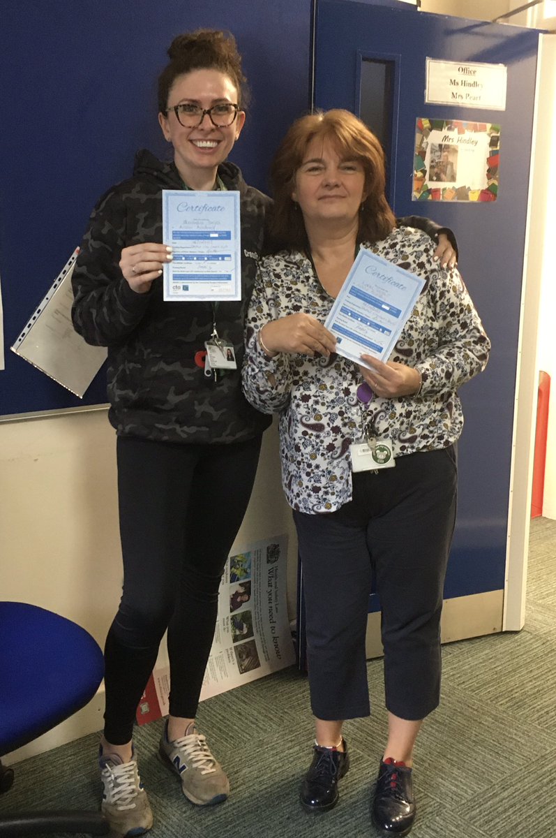 Well done to Alex and Karen on passing their MIDAS tests and ensuring we have more minibus drivers!