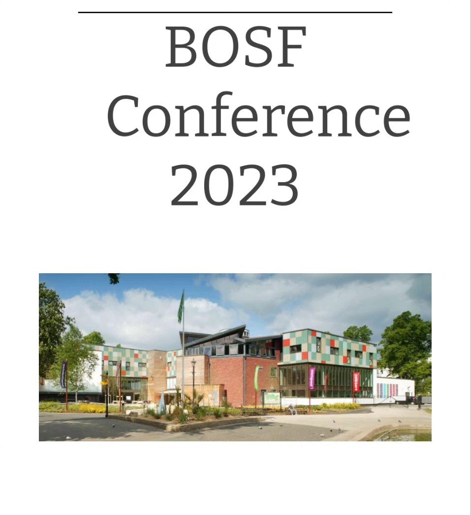 Starting soon at @mac_birmingham Our annual BOSF conference. Lots to see and do.