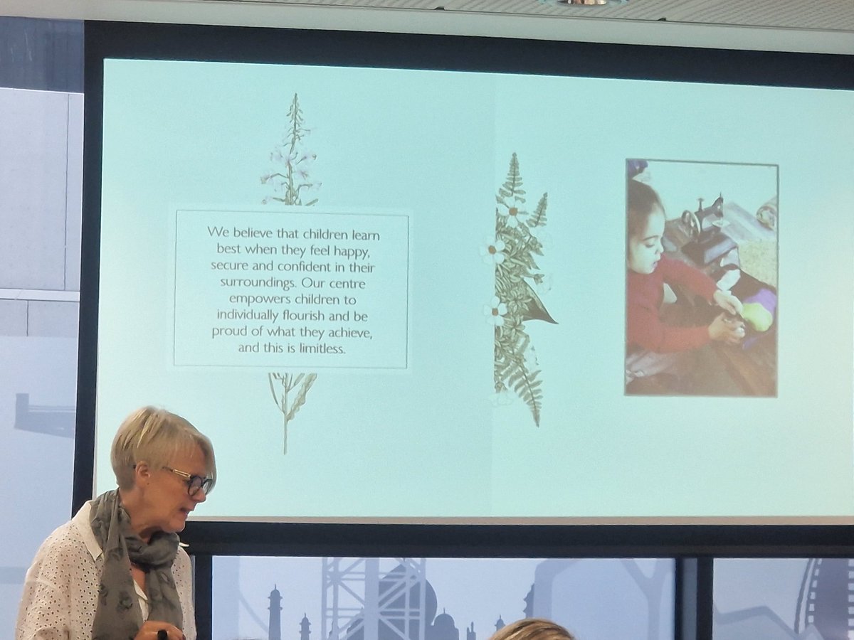 MissCBowes's tweet photo. Kicking our workshops off with a fab line up @deirdre_grogan: 

1. @SpatestonELCC: Sewing Together, provision &amp; process 🧵

2. @WhitecrookE: A Spotlight on the Creative Zone, revisiting &amp; redesigning 💡

3. Bridegton Family Centre: Why colour?, documentation &amp; display🌈 https://t.co/JPp5Oj0q3i