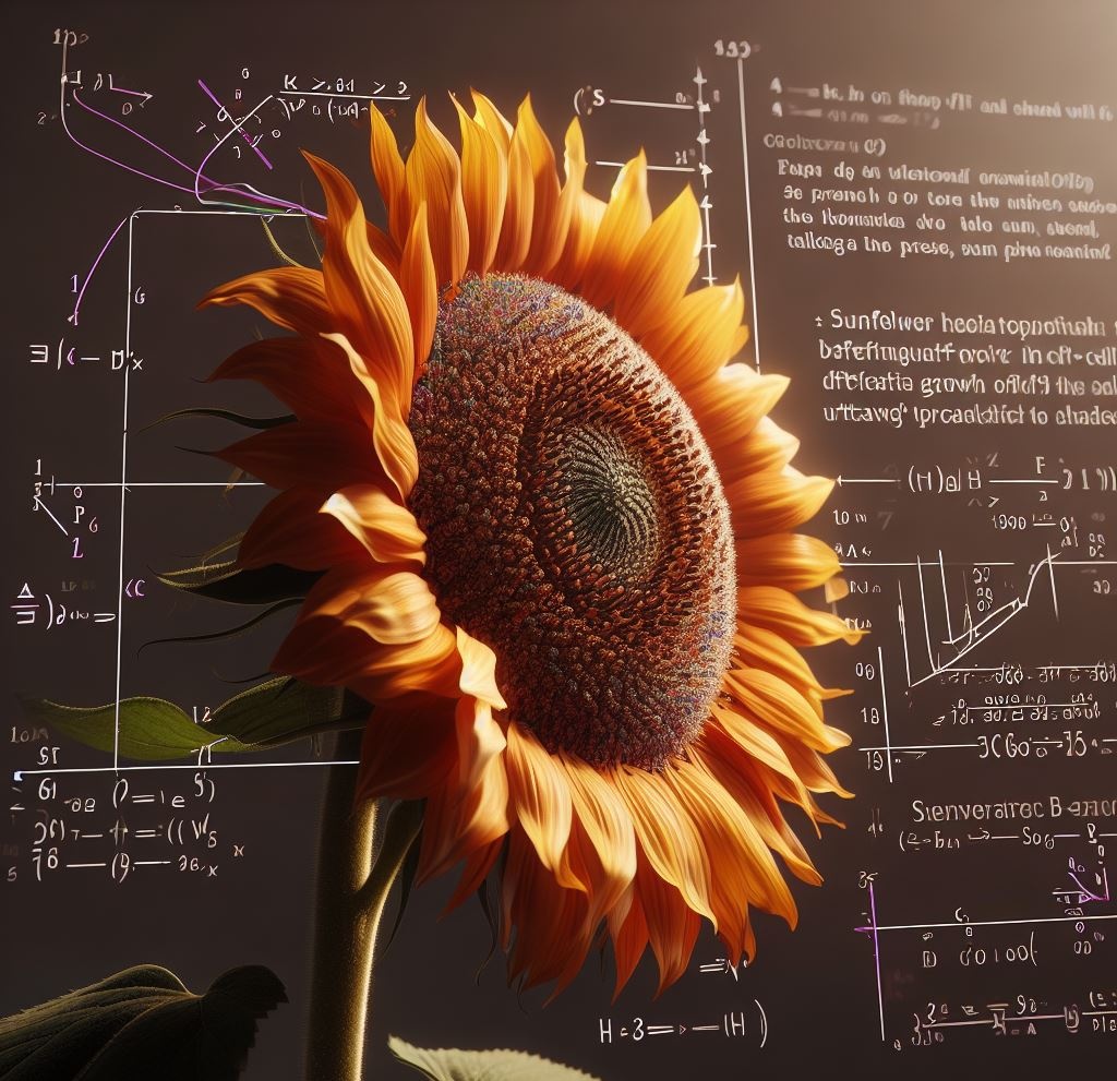 Science Fact :

Sunflowers are like nature's compass.They actually follow the Sun's path across the sky, a phenomenon known as heliotropism.

This heliotropism is achieved through differential growth of cells on the stem's shaded side, allowing precise tracking of solar position.