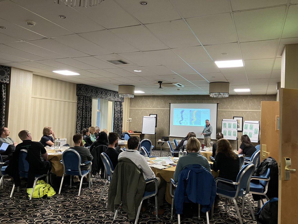 River restoration workshop and training event, to show other colleagues in other parts of the business the why’s and how’s of what we do to improve our rivers @Dynamic_Rivers @EnvAgency @ECRRnetwork @EnvAgencyNW