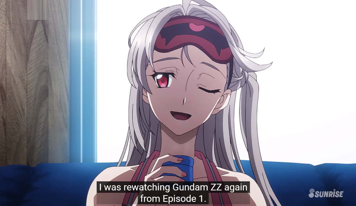 ohmywingz's tweet image. The real question is why wasnt she watching Zeta gundam LMAO

#gunpla #gundambuildmetaverse