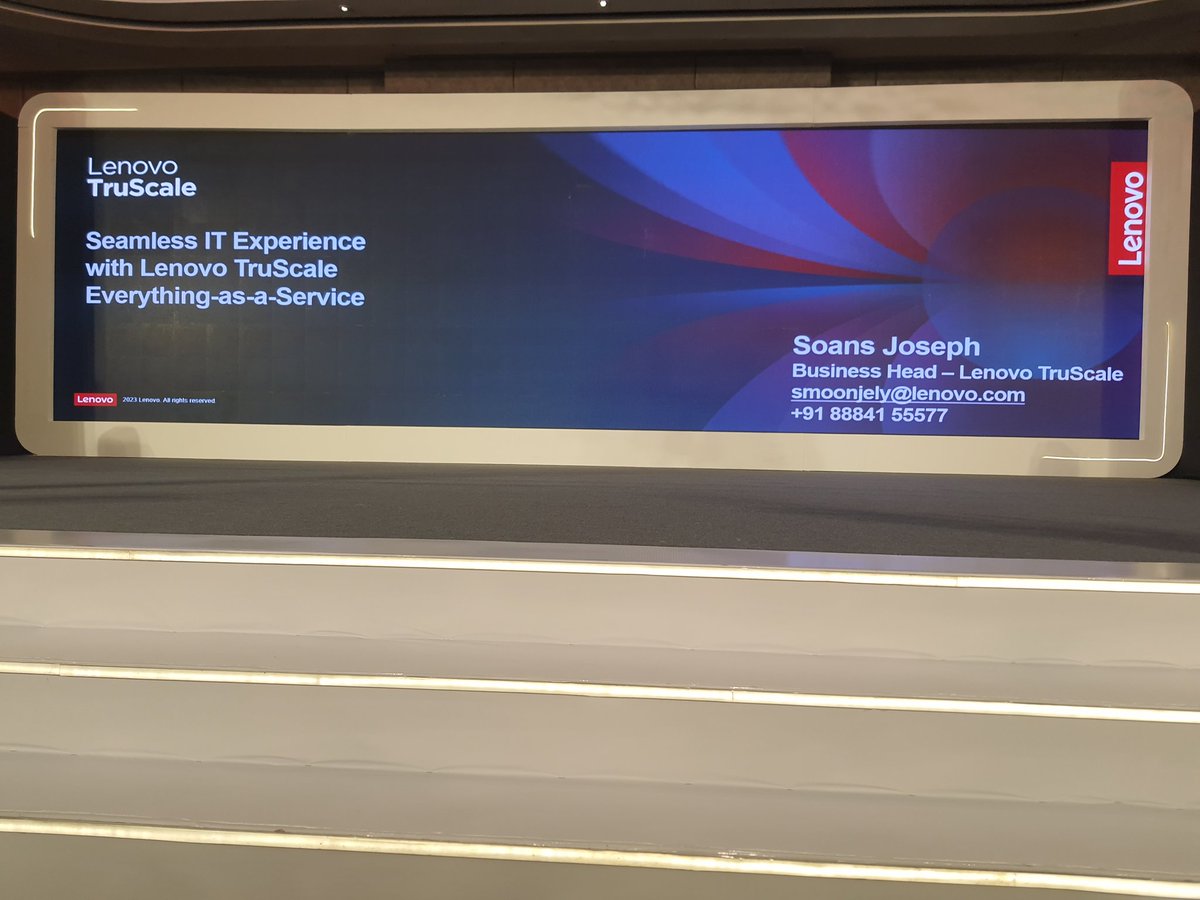 #ciocrown2023
Every thing as a service by Lenovo