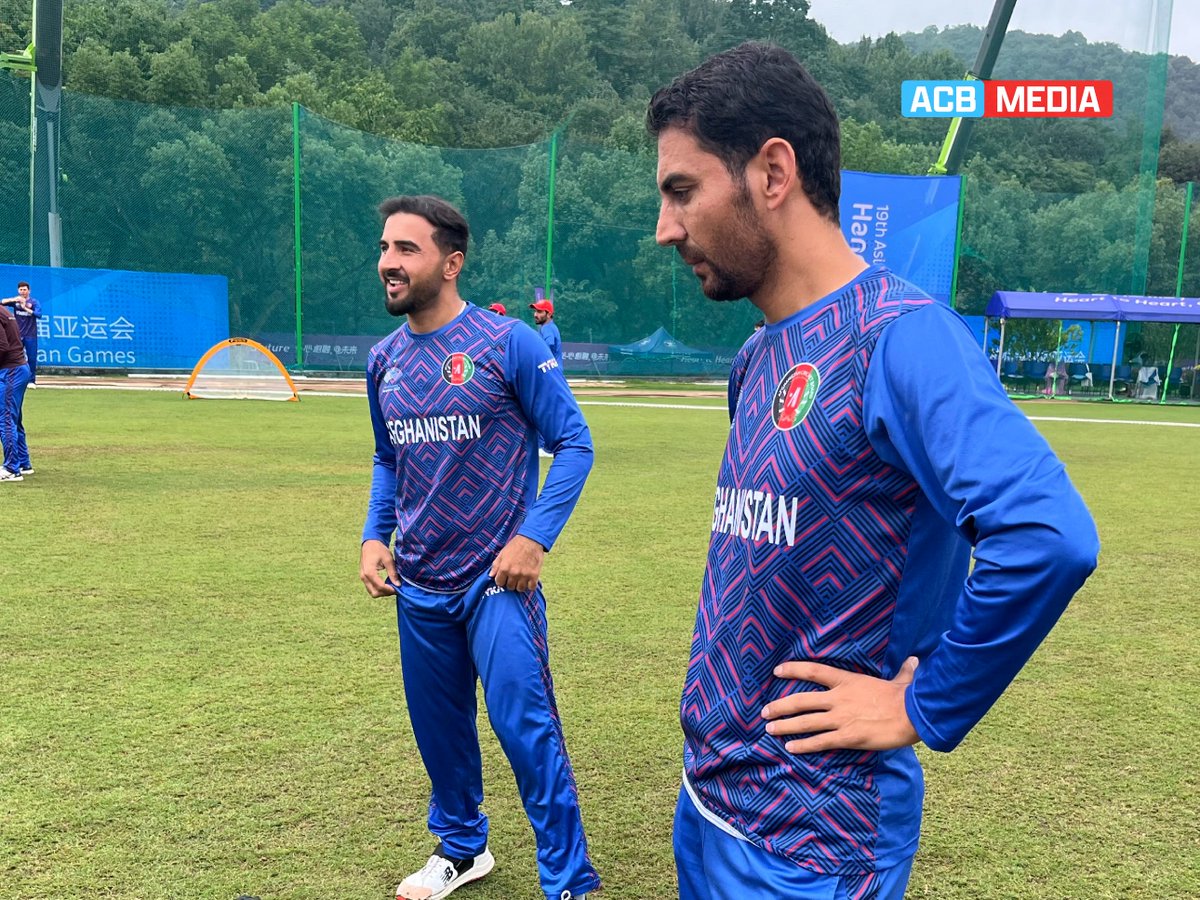 ACBofficials's tweet image. Time to Bring Gold! 🥇

AfghanAbdalyan are warming up nicely ahead of the Gold Medal game at the Asian Games Men&apos;s Cricket Competitions 2023 against @BCCI. 👍

#AfghanAbdalyan | #AsianGames | #AFGvIND