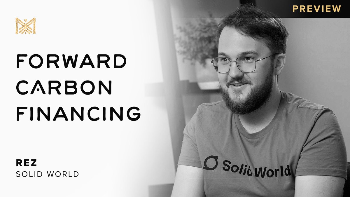 Rez from @solidworldhq talks carbon projects, data models, Web3, and sipping margaritas at the end of the world... youtu.be/ITFduCzNYsc