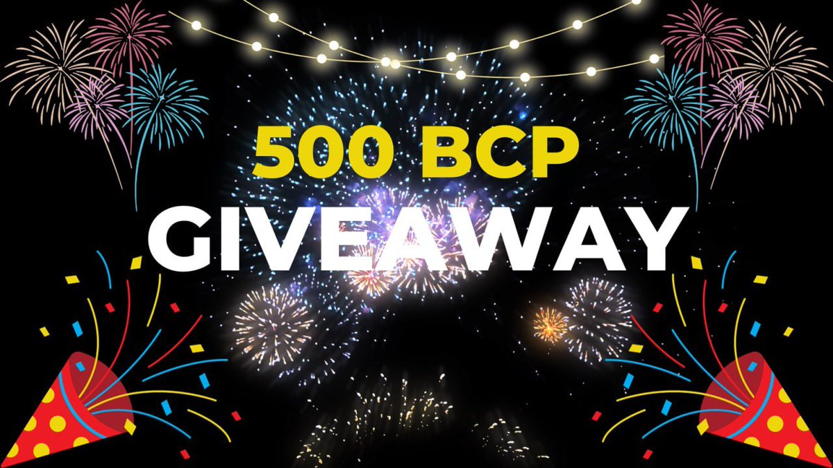 bcp_official (@bcp_block) on Twitter photo 🌟500 BCP Giveaway for 5 Lucky Winners || 48 Hours ⏰
Blcock Commerce Protocol(BCP) converges social network, live commerce and blockchain
1️⃣Follow <a href="/bcp_block/">bcp_official</a>
2️⃣RT 🔁 and Like♥️ 3 recent posts in BCP Twitter
3️⃣ Leave comments
(BCP will pick 5 winners and send DM for address) 🌟500 BCP Giveaway for 5 Lucky Winners || 48 Hours ⏰
Blcock Commerce Protocol(BCP) converges social network, live commerce and blockchain
1️⃣Follow <a href="/bcp_block/">bcp_official</a>
2️⃣RT 🔁 and Like♥️ 3 recent posts in BCP Twitter
3️⃣ Leave comments
(BCP will pick 5 winners and send DM for address)
