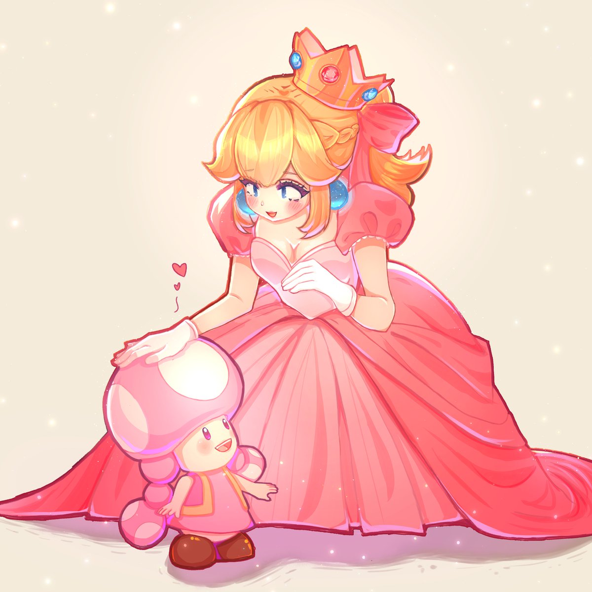 mushroom_bread's tweet photo. Peach and Toadette for #inktober2023day7 ! Also, if theres anyone out there who could give me a #VGenCode, I'd love one :,) 
#princesspeach #MarioBros #SuperMarioBros #inktober2023 https://t.co/Dt5KNA3ZfR