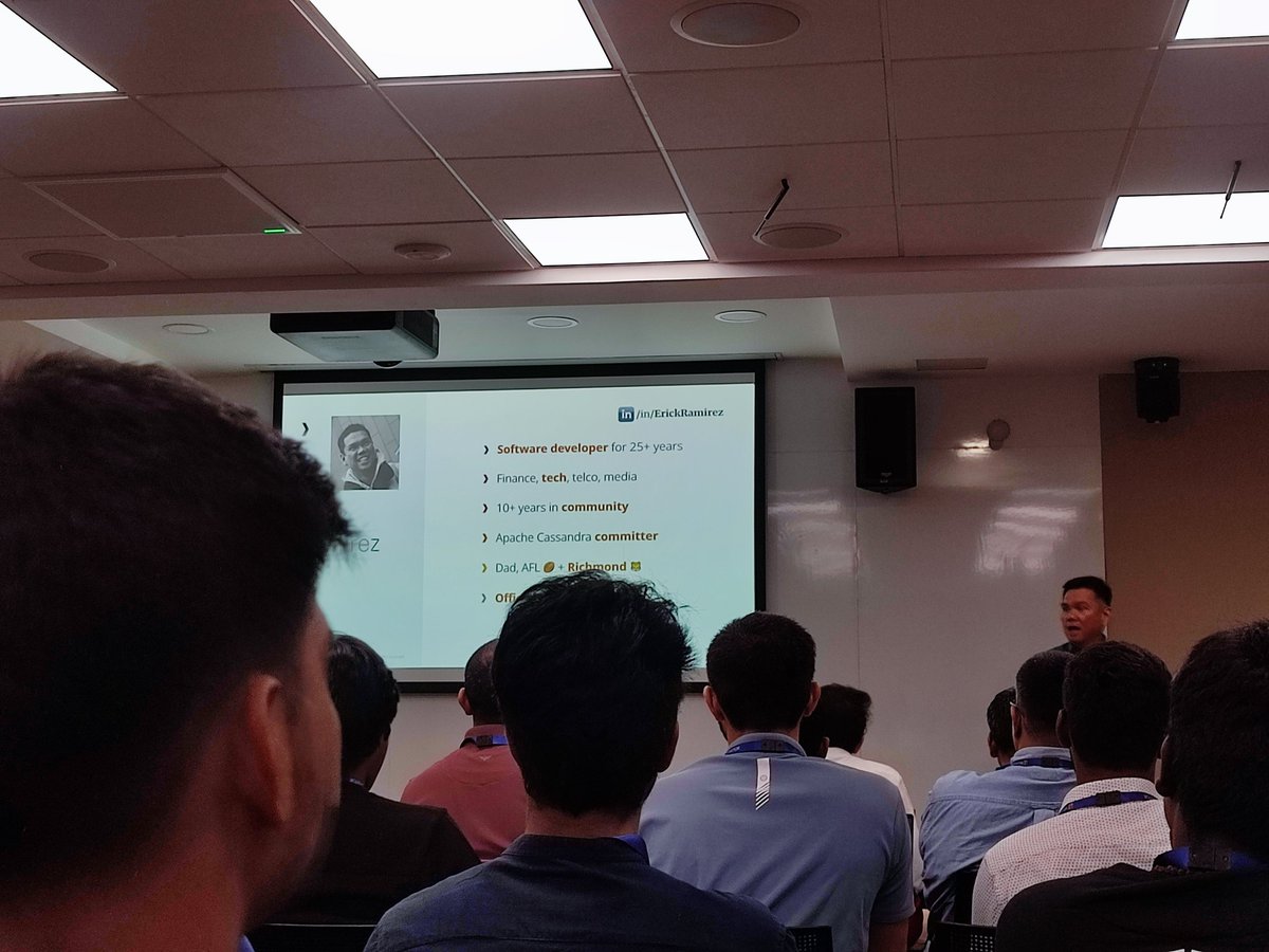 17_Kat4's tweet photo. "AI Dev Day in Bangalore: Where lines of code transform into lines of chat. LLM and Vector DB are our paintbrushes; 
the digital canvas awaits!"
@aicampai #AIDevDay https://t.co/cy7AeXjFbD