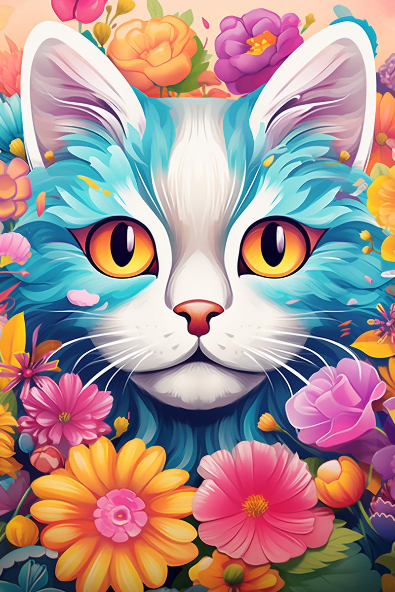 VIBRANT CAT IN FLOWERS: HYPER-REALISTIC 2D GAME ART
Experience the mesmerizing beauty of a hyper-realistic cat in a vibrant flower garden. 🌼🐱
#CatArt #FloralMasterpiece #HyperRealism #VibrantColors #2DGameArt