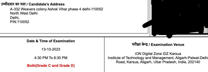 NFTGamerETH's tweet photo. @ssc_official__  SSC CAN BE SOO CARELESS WHILE ALLOTING THE centres!! I'm a candidate who is appearing from Delhi and the centre alloted is in aligarh and this is when I haven't selected aligarh as a centre City a city which is 500km from me
SSC is requested to change the centre. https://t.co/cdROzxOebE
