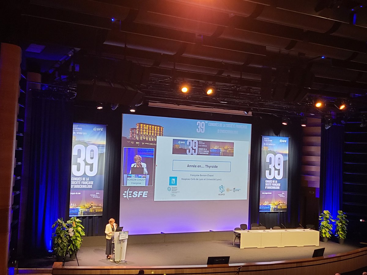 fenarediam's tweet photo. Merci au Pr Françoise Borson Chazot pour sa brillante conférence sur l'année en #thyroide #SFE2023 https://t.co/JtbmdAOeps