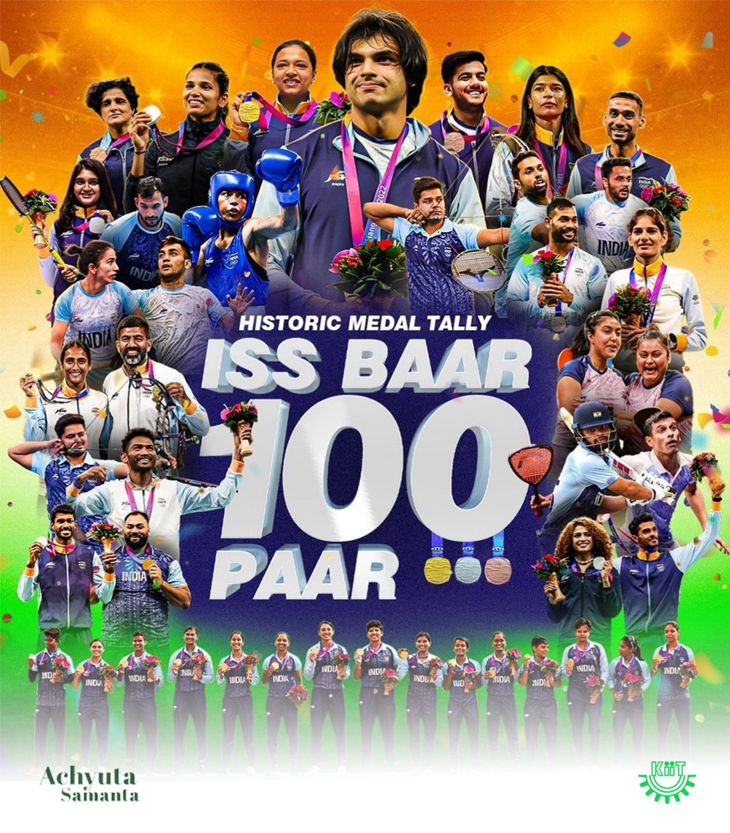 achyuta_samanta's tweet photo. India achieved a historic milestone with 100 medals. Congratulations to all our incredible athletes who've made both India and Indians proud. A special shoutout to Hon’ble Prime Minister @narendramodi ji for elevating sports and our sportspeople to new heights!
#issbar100par https://t.co/7zyYbuDCOI