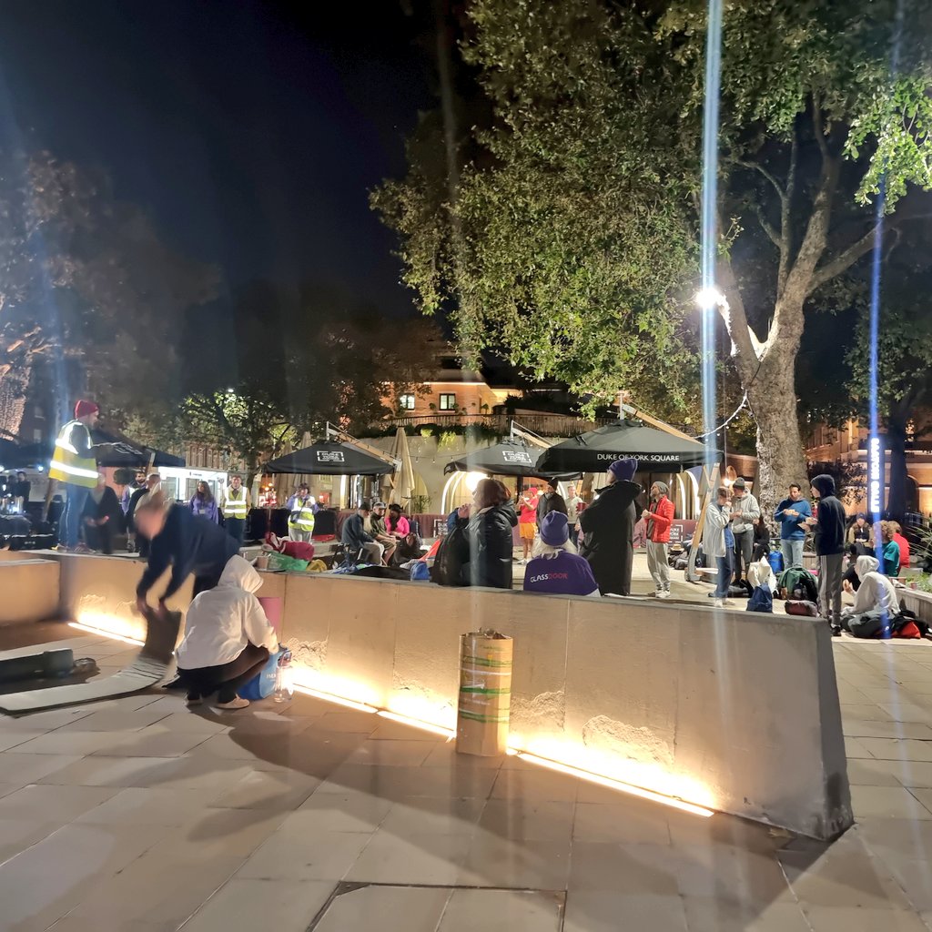 partridgesfoods's tweet photo. We are pleased to offer morning coffee and bacon butties to all those who slept out last night for the annual @GlassDoorLondon Sleep Out. Well done to all the sleepers. 

Donate here to help raise awareness for homelessness: https://t.co/DVrOYEDCaz https://t.co/KiTjZxZpdZ