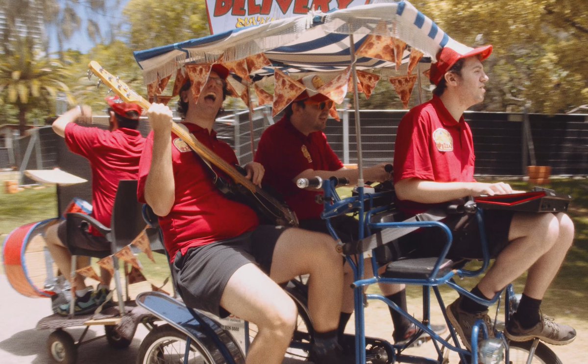 SharkDrive_'s tweet photo. We are less than a week away from our new single AND Music video!

Leftover Pizza - Out 13th of October, catch us at Mouse Proof Brewery w/ Palinola and Grace Drummond! https://t.co/m6ro504X1S