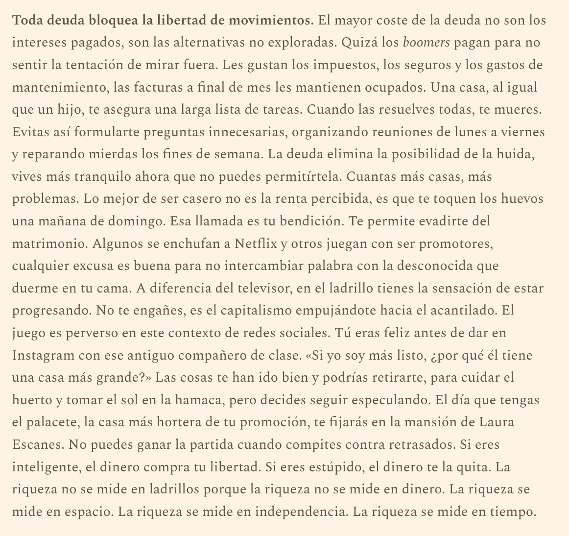 joantubau's tweet photo. La riqueza no se mide en ladrillos
Kapital. 07.10.23 https://t.co/0SLXZznTaj