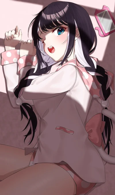 「まだ眠いよ、ひな〜の〜」 #なずなーと