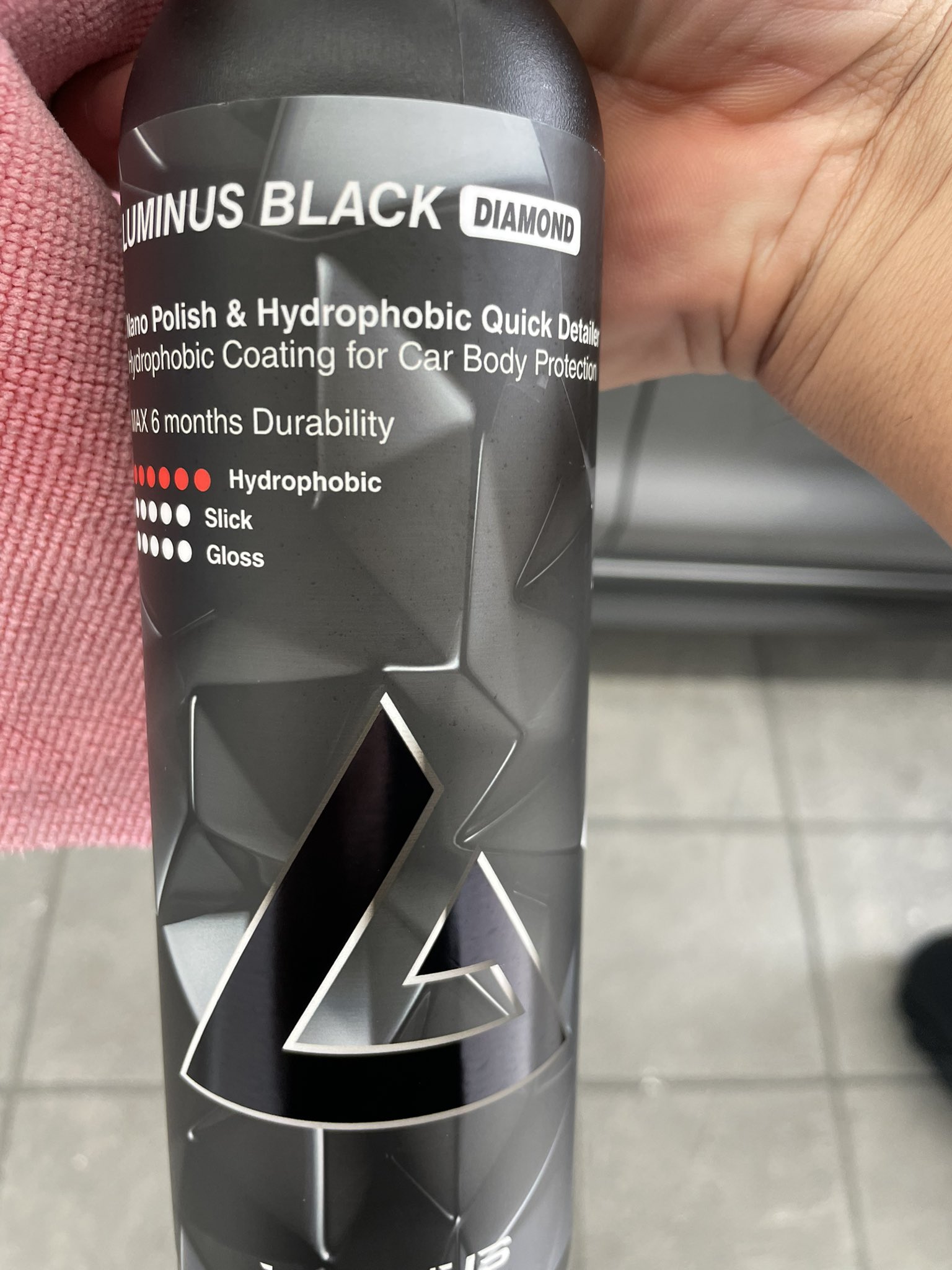 LUMINUS ブラックダイヤモンド スリックエディション 中谷哲平タオル LUMINUS BLACK SLICK EDITION version2|総合洗車用品情報サイト