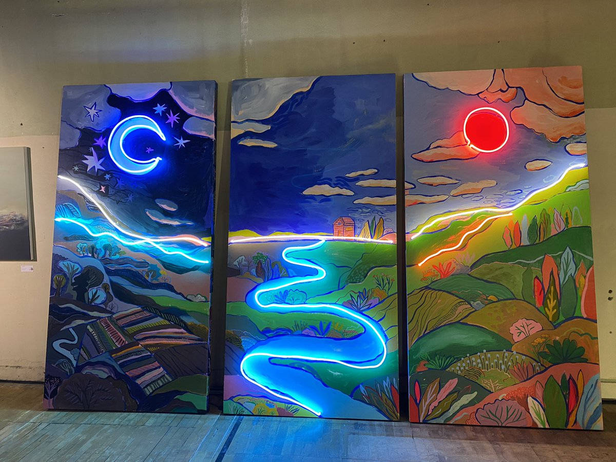maddiejpearson's tweet photo. Terrain 14 radiated joy. I love seeing local artists being appreciated in such a special way 🫶🏻 #weallbuildthis https://t.co/JMVQCOh5oV