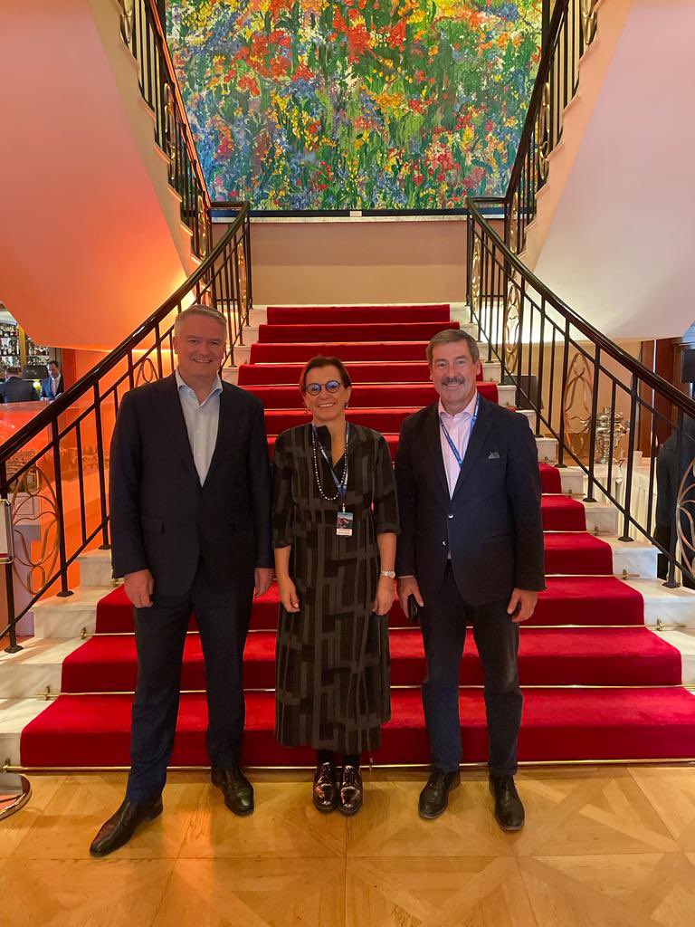 IBrockova's tweet photo. #TatraSummit @GLOBSEC 🇸🇰has always been about enlightening discussions &amp; meeting friends 🤩. https://t.co/qM5MreV2V3