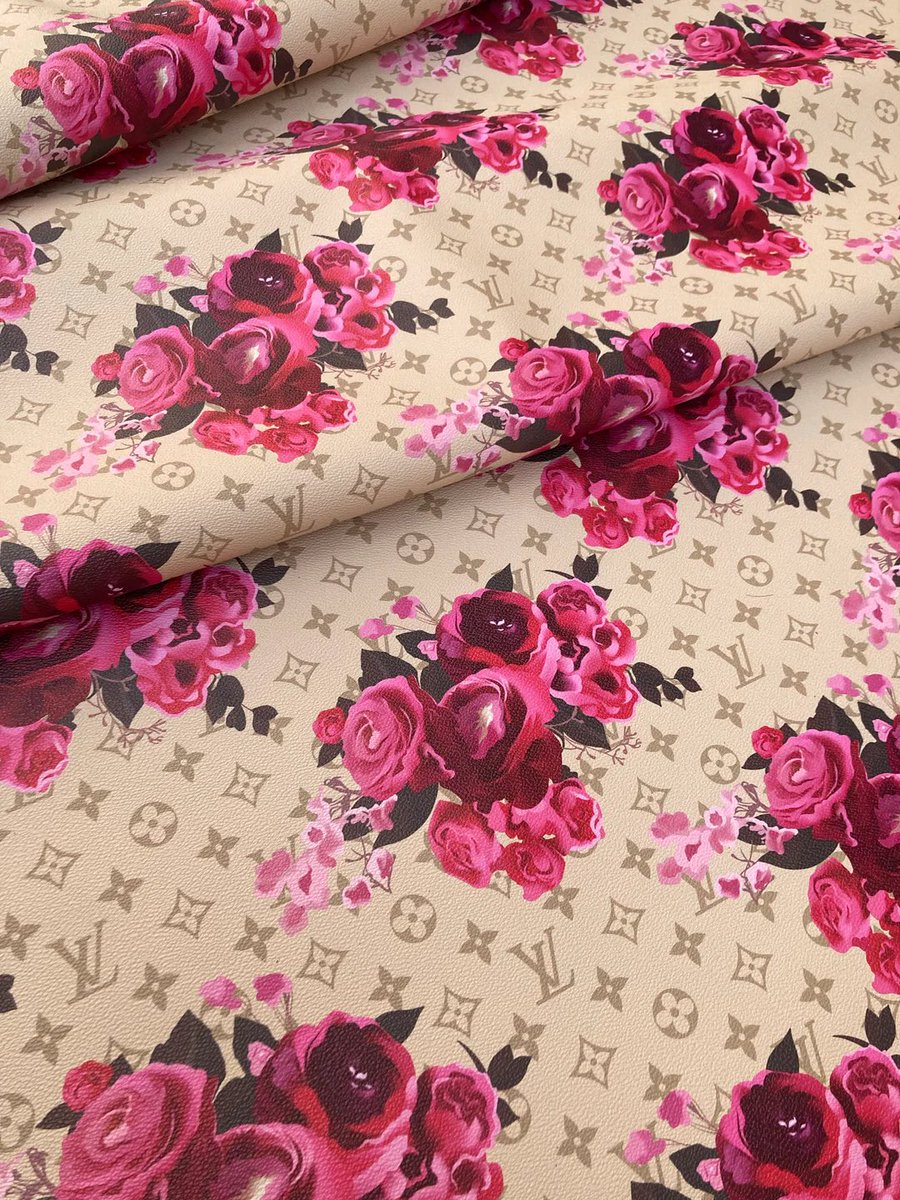 LvMusashino's tweet photo. LV 花柄　レザークラフト用、ハンドメイド用
Flower Handmade Custom LV Vinyl for Sneakers 、bags..
#ハンドメイド
#handmade
#レザークラフト
#leathercraf https://t.co/0W6StOZghL