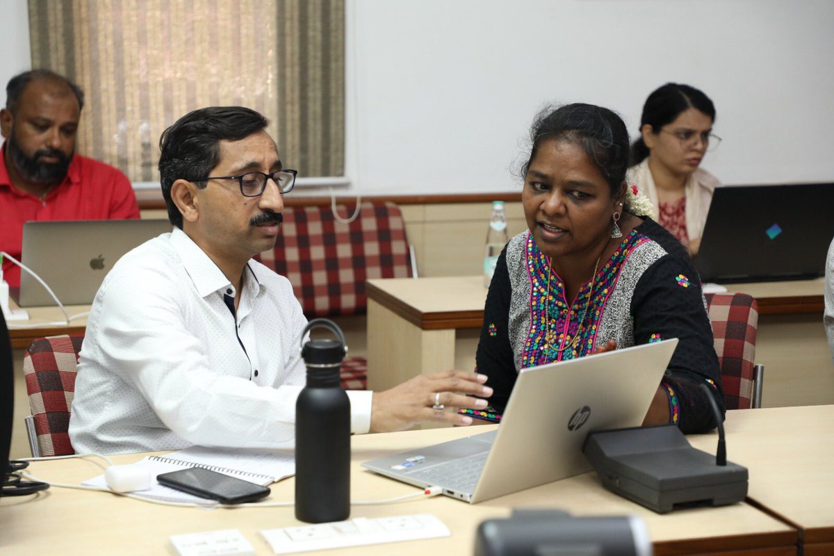 ncert's tweet photo. the training package is intended to be used by the State Resource Groups (SRGs) and master trainers of States/ UTs/ Autonomous organisations for capacity building of various stakeholders in development of online courses.
#MOOC
#Workshop
#CapacityBuilding
#EducationWorkshop https://t.co/Oeg5w7jrIU