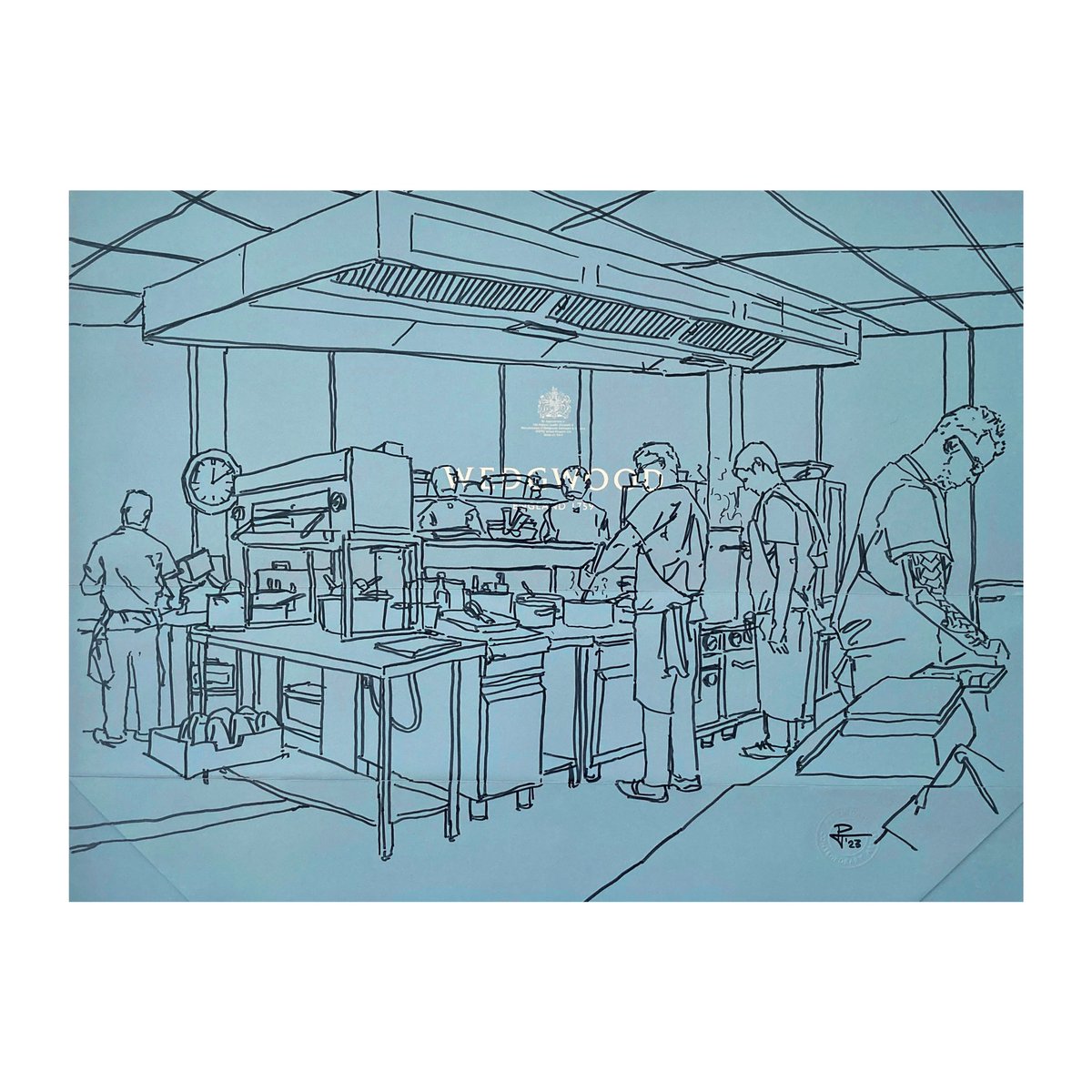 peterdavis_art's tweet photo. Although most of my Lunar drawings have now sold, these are still available. Each one has been signed, hand embossed & framed in a simple black moulding. Prices range from £120-£200. Please message me if you’re interested.
#worldofwedgwood #YesChef #lunarwedgwood #kitchenscenes https://t.co/j5Tu7COhxM