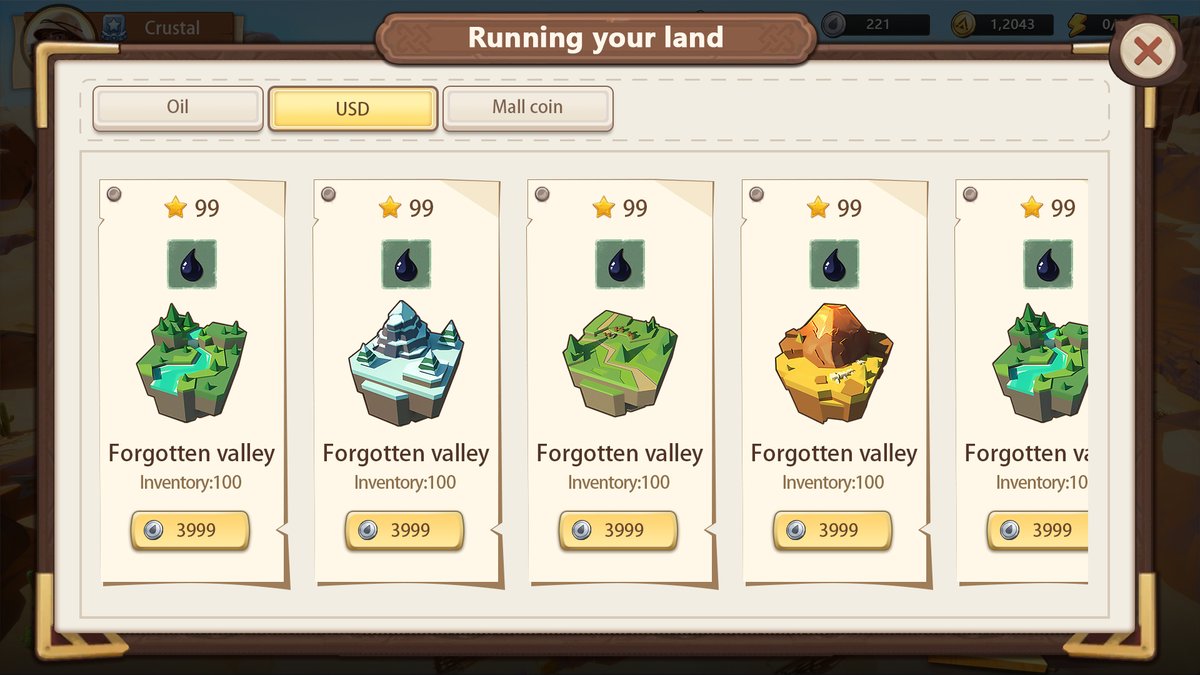 oilwar_sg's tweet photo. A sneak peek at the land management gameplay!

The various resources and materials you dug up in the early stages will be utilized in a new playthrough at the end of this month, with increased mining profits.

The price not be determined, but the design will be completed soon! https://t.co/ZiYCpfy33c