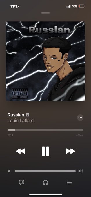 Go stream my new single Russian (on all platforms) https://t.co/P1KOLpbW1C<a href="/tag/louielaflare"class="tags"><span>#louielaflare</span></a><a href="/tag/stincteam"class="tags"><span>#stincteam</span></a><a href="/tag/k7thefinesser"class="tags"><span>#k7thefinesser</span></a>