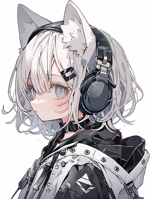 白猫の子