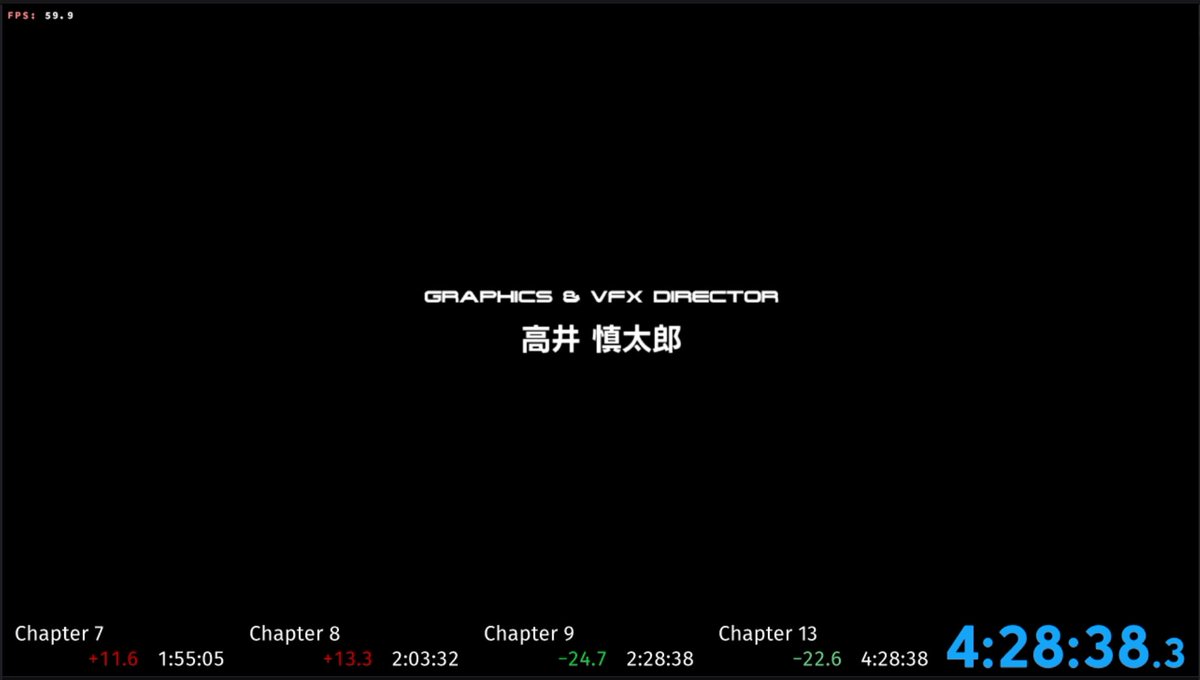 After almost 2 years i got beaten again by 4s in FF13 Any% on PC, huge congrats to Z3R01337, well deserved. Expect the grind for 4:27 soon, but first i'll have a marathon run for LR this evening on the ZFM from Germench. FF13 Streams will return soon, i'll try to get WR asap😁