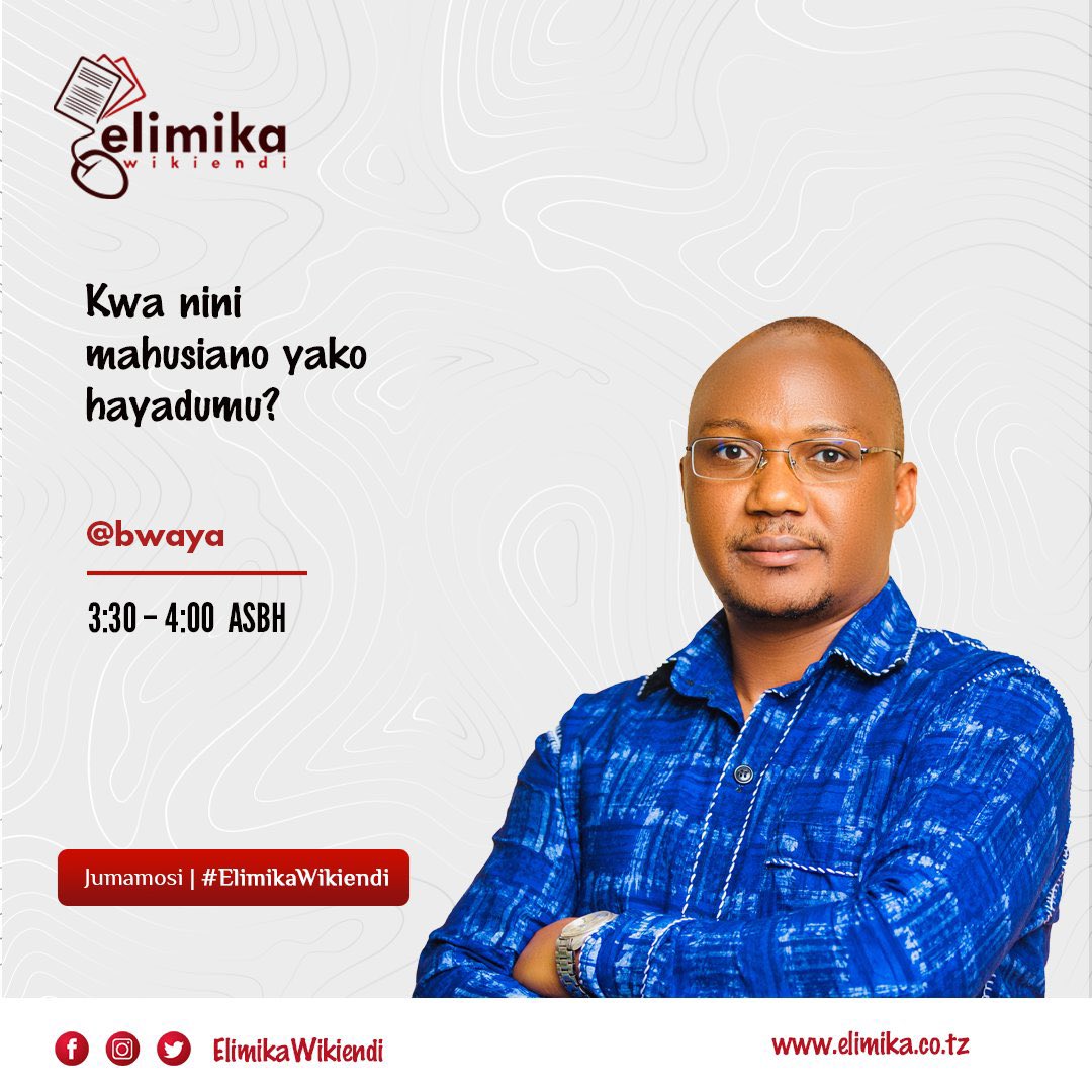 Karibuni sana kwenye kipindi chetu cha ElimikaWikiendi Mahusiano
